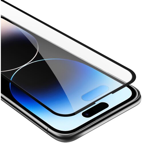 Cadorabo Oklepni film Full Screar, združljiv z Apple - Zaščitnim filmom v prozornici s črno - kaljeno zaščitno steklo v 9H trdoti s 3D touch, (20607467) Cene