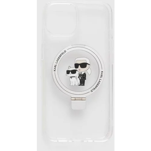Karl Lagerfeld Etui za telefon iPhone 14 / 15 / 13 6.1" prozorna barva