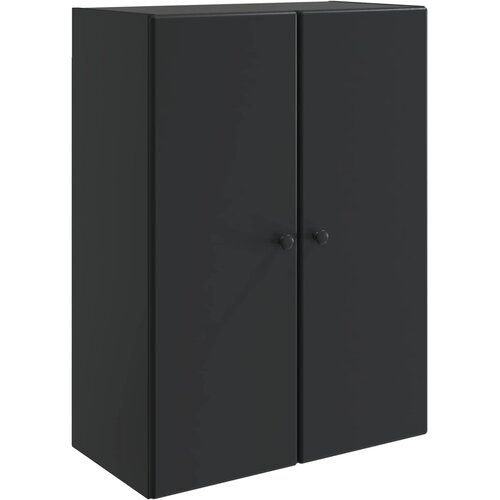 vidaXL Ormar za montažu na zid 66 x 34 5 x 90 cm Konstruirano drvo - Crna 66 x 34 5 x 90 cm Cene