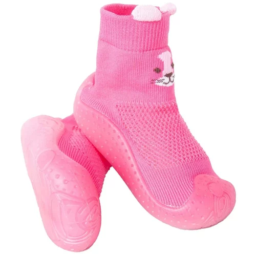 Yoclub Kids's Baby Girls' Anti-skid Socks With Rubber Sole OBO-0174G-0600