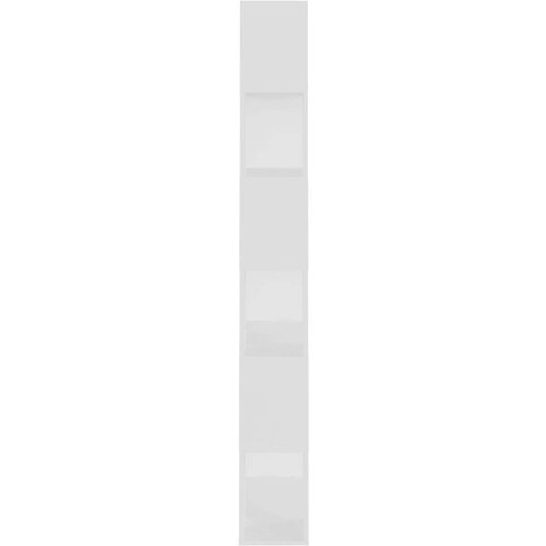 VidaXL Knjižna omara za razdelitev prostora bela 80x24x186 cm Slike