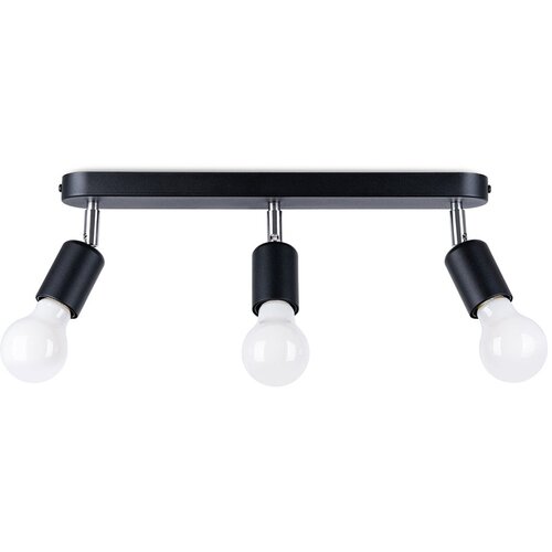 Nice Lamps Crna stropna svjetiljka &oslash; 6 cm Brando &ndash; Cijene