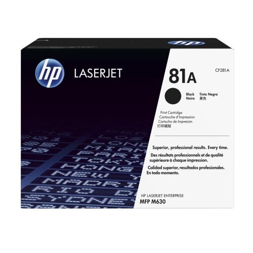 HP Izvirna kartu&scaron;a s tonerjem 81A, črna, standardne zmogljivosti, 10.500 strani, 1 kos Cene