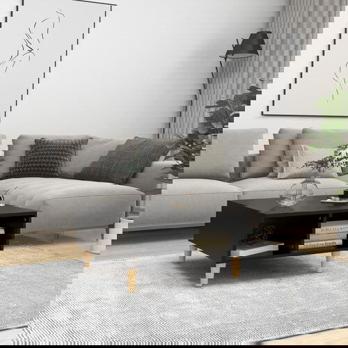 Furnova Klubska mizica črna 60x60x30 cm iverna plo&amp;scaron;ča, (21915549) Slike