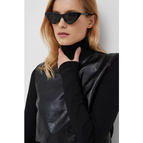 Calvin Klein Bluza za žene, boja: crna, glatka