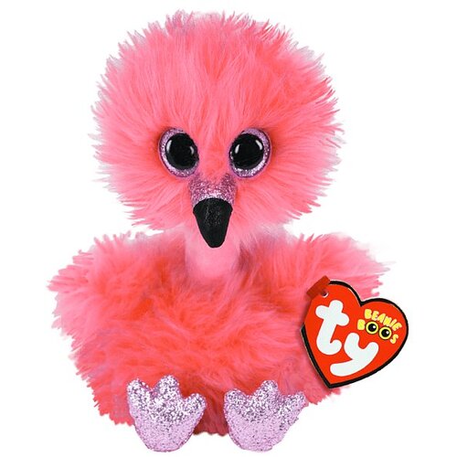 Ty plis Igračka pli&amp;scaron;ana flamingo, 24cm,Roze Slike