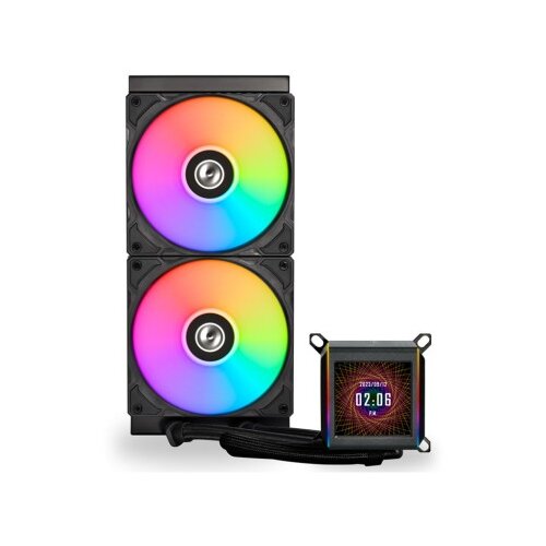 Lian Li Komplet za tekočinsko hlajenje AIO Liquid Cooler GALAHAD II LCD 280, ARGB, črn Cene