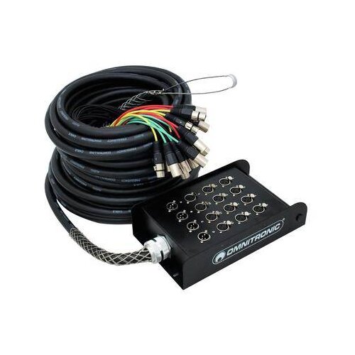 Omnitronic Multicore z odrsko &scaron;katlo\, 12IN / 4OUT\, XLR / XLR Multicore kabel s Stagebox\, 12IN/4OUT\,XLR/XLR, (20479444) Cene