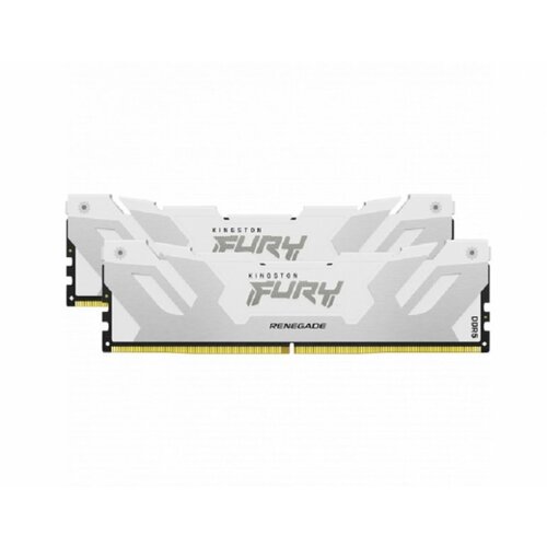 Kingston dimm DDR5, 32GB (2x16), 6.000MHz, fury renegade white xmp (KF560C32RWK2-32) Slike