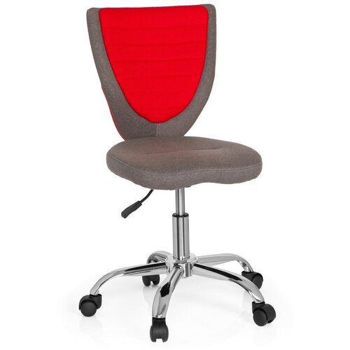 MID.YOU Mladinski Vrtljiv Stol Kiddy Comfort, Siva, Rdeča Cene