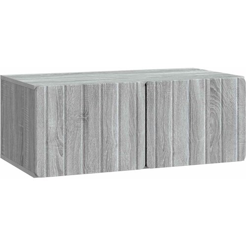  ormar za zid 78,5 x 41 x 30 cm Siva Sonoma Konstruirano drvo Slike