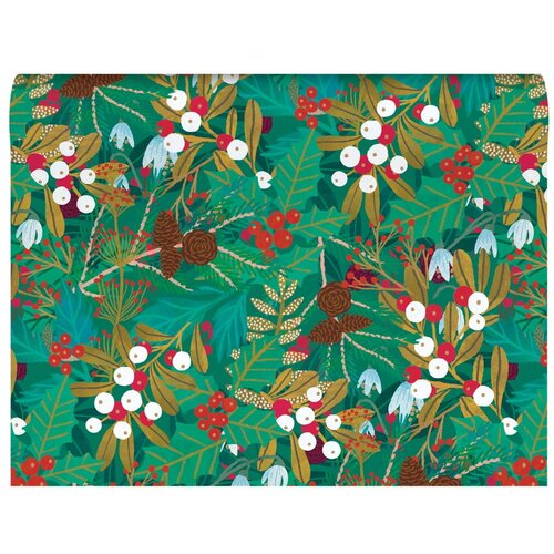 Roger la Borde Ukrasni papir u setu 5 kom s božićnim motivom 69,5x48,5 cm Winter Foliage – Cijene