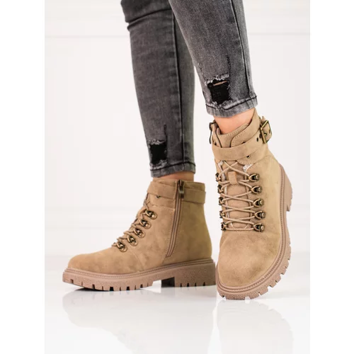SHELOVET Suede trappers for women