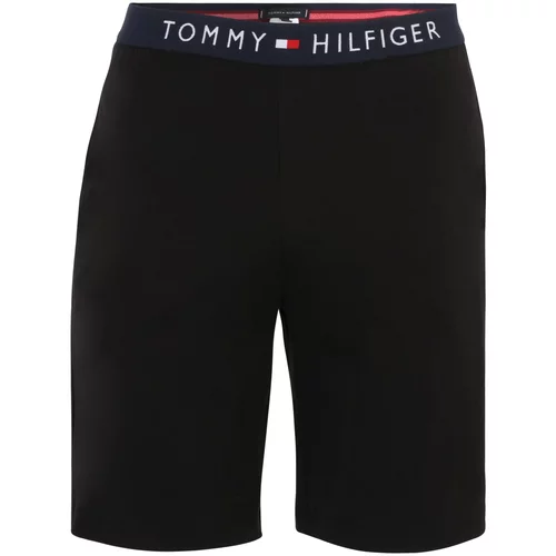 Tommy Hilfiger Underwear Pidžama hlače morsko plava / crvena / crna / bijela