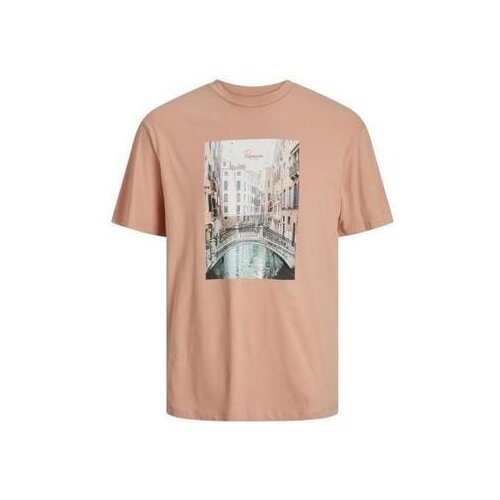 Jack & Jones Majice s kratkimi rokavi - Rožnata Cene