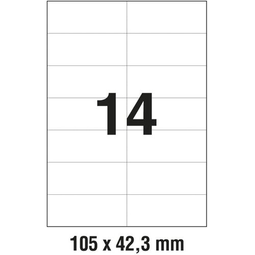  ETIKETE ILK 105X42,3MM PK100L ZWECKFORM 3653 Cene