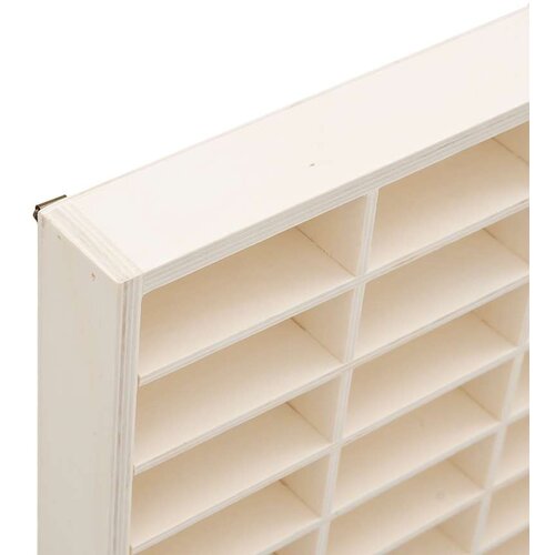  Drvena kolekcionarska vitrina s 90 odjeljaka 50,5 x 4,5 x 79 cm Slike