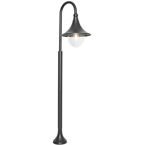 QAZQA Klasična zunanja svetilka črna 125 cm IP44 - Daphne Cene