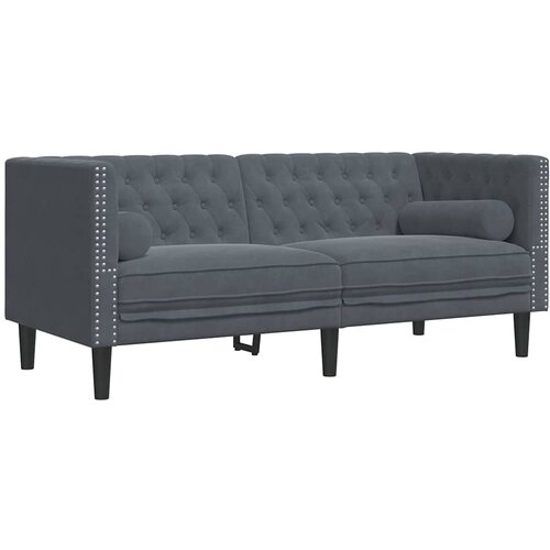 Kauč za dnevni boravak 3 pcs Tamno siva 194 x 74,5 x 70,5 cm Slike