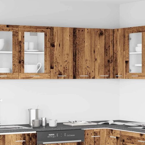 vidaXL Kuhinjska stenska omarica Old Wood 60x31x60 cm Inženirski les Cene