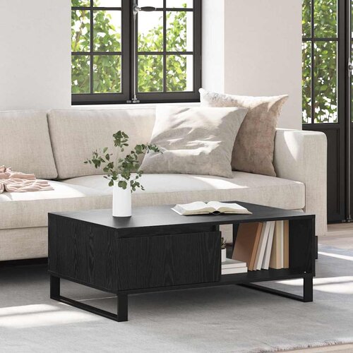 Kava Stol Crni hrast 90 x 60 x 35 cm Konstruirano drvo Cene