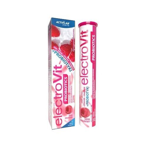 ACTIVLAB Elektroliti s probioticima s okusom maline Pharma (20 &scaron;umećih tableta) Cijene