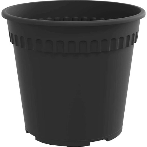  Okrugla saksija za cveće 24 pcs Crna &amp;Oslash; 19 x 16 cm Plastika - Crna &amp;Oslash; 19 x 16 5 cm 24 Slike