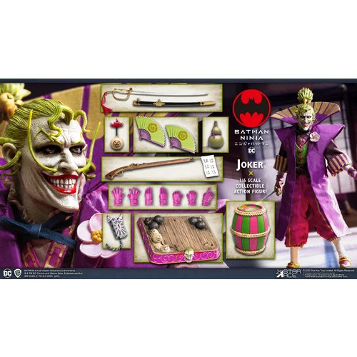 Grupo DC COMICS BATMAN NINJA JOKER DELUXE FIGURICA, (20838152)