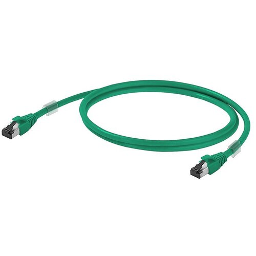 Weidmüller 1251590005 RJ45 omrežni kabel\, Patch kabel CAT 6a S/FTP 0.50 m zelena 1 kos, (20419922) Cene