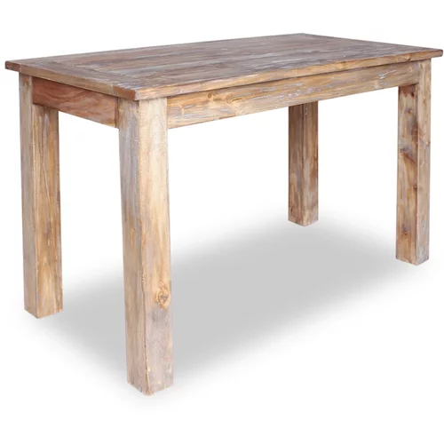  blagovaonski stol masivno obnovljeno drvo 120x60x77 cm