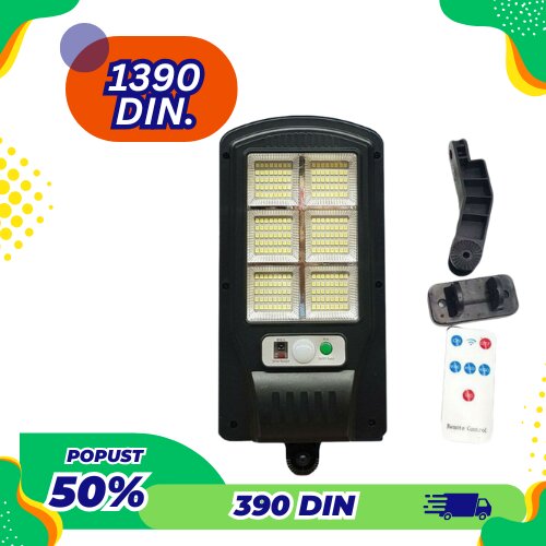 Zotrix solarni led reflektor sa senzorom pokreta + daljinski upravljač Cene