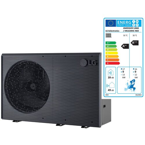 LG Monoblok HM093HFX.UB60 + PHCS0.EWGBEEU (control modul) R290 hidro enota, Toplotna črpalka 9kW - Slike