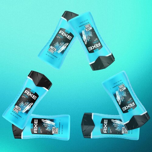 Axe Ice Chill osvježavajući gel za tu&amp;scaron;iranje 3 u 1 250 ml Slike