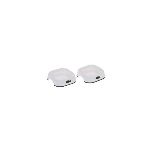 zooplus Plastična zdjelica Little Fish set od 2 komada - 2 x 200 ml, D 13,5 x Š 13,5 cm Cijene