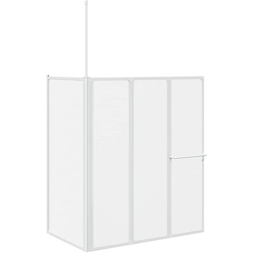  Zavjesa za kadu Matirano 120 x 70 x 137 cm Aluminij Slike