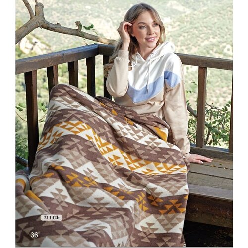 Dekordom ćebe ECO BLANKET 150x200 - 21142c - Brown Orange Cene