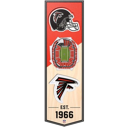 Drugo Atlanta Falcons 3D Stadium Banner slika Slike