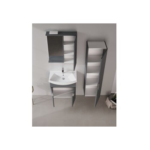 Hanah home Kupatilski ormarić sa umivaonikom i ogledalom (2 komada) Purus 65 983 Cene