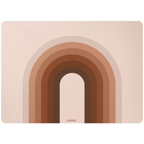 Eeveve® ostali pripomočki za hranjenje vinilna podloga za hranjenje retro bow brown Cene