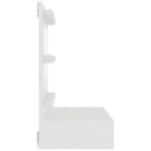  s ogledalom i LED svjetlima bijeli 60 x 31,5 x 62 cm Slike