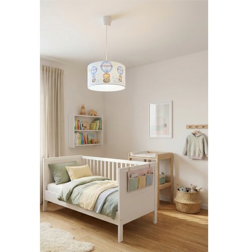  Brilagi - LED dečiji luster na sajli BOBO 1xE27/10W/230V prečnik 35 cm bela/životinjice Slike
