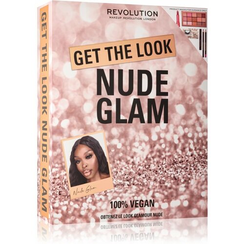 Revolution makeup get the look nude glam set za šminkanje Slike