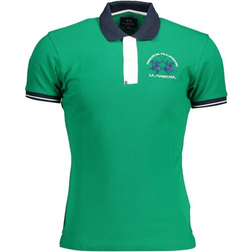 La Martina MEN&amp;amp;#39;S SHORT SLEEVE POLO GREEN Slike