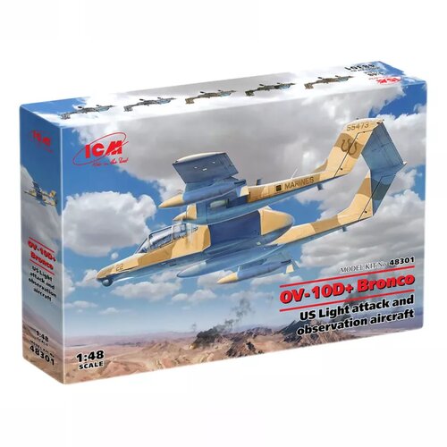 ICM model kit aircraft - OV-10D+ bronco us attack aircraft 1:48 Slike