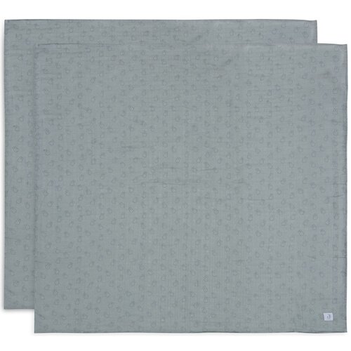 Jollein tetra plenica 2/1 115x115cm Miffy Silhouettes sea green Cene