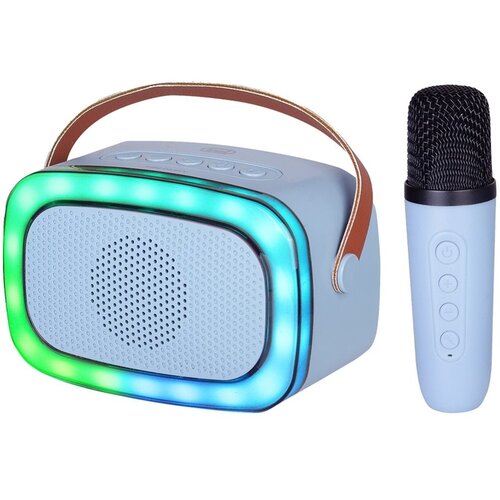 Trevi karaoke 10W, mini dimenzije, disco rasvjeta, mikrofon, plave XR 8A01 Cijene