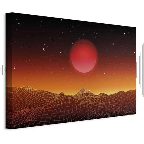  Slika - Futuristic landscape (1 Part) Wide 90x60 Akustična Cijene