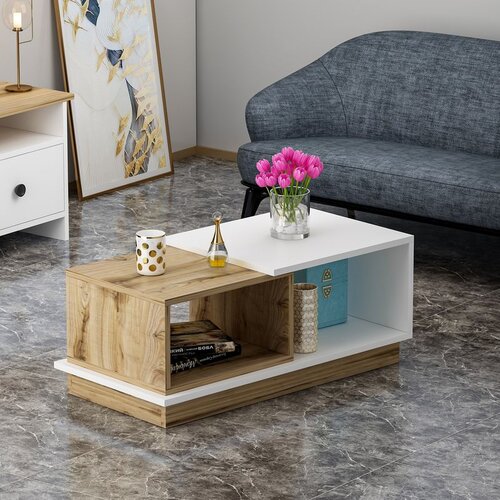 Hanah home Viyana - White WhiteOak Coffee Table Cene
