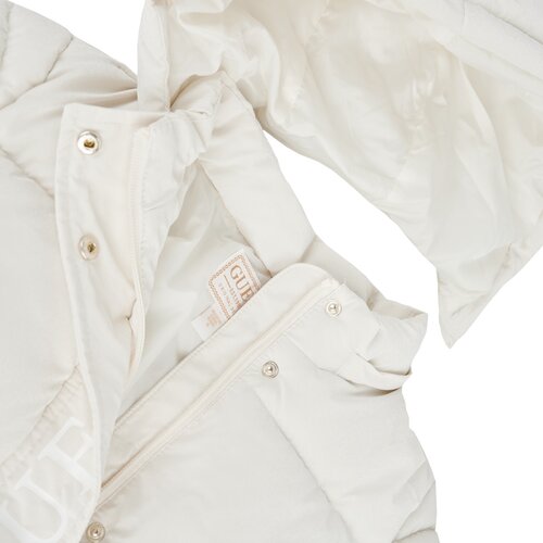 Guess Puhovke HOODED LS PUFFER Bela Slike