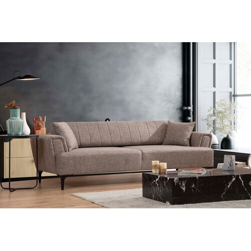 Atelier Del Sofa Trosjed na razvlačenje Hamlet 95x77x230 cm, Svijetlobraon Cene